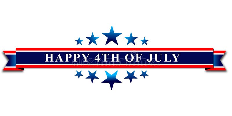 Lycklig 4th av den Juli USA självständighetsdagen royaltyfri illustrationer Lycklig 4th av den Juli USA självständighetsdagen royaltyfri illustrationer