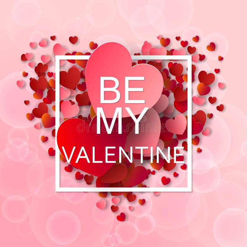 Lycklig valentindag och rensabakgrund vektor illustrationer Lycklig valentindag och rensabakgrund vektor illustrationer