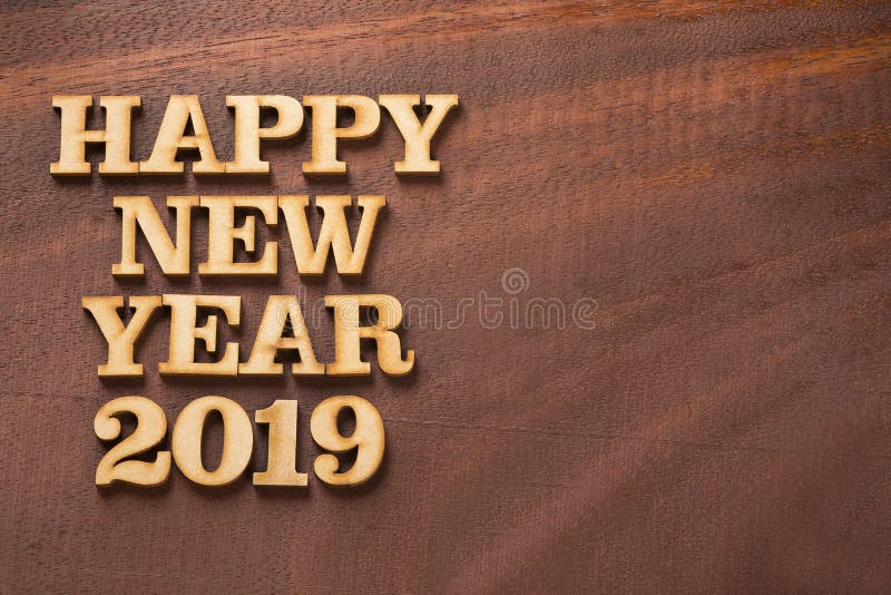 Lyckligt nytt år 2019 - textutrymme royaltyfri bild Lyckligt nytt år 2019 - textutrymme royaltyfri bild