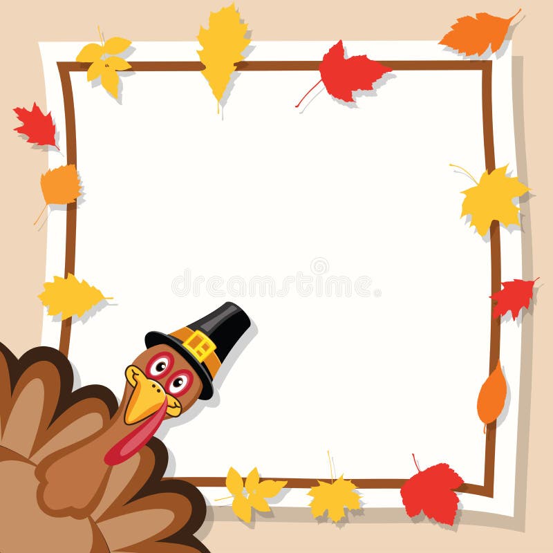 Happy thanksgiving day card. turkey cartoon for sale banner. eps10 holiday background border illustration decorated with colorful autumn leaves. vector. Happy thanksgiving day card. turkey cartoon for sale banner. eps10 holiday background border illustration decorated with colorful autumn leaves. vector