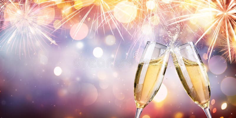 Lyckönskan med Champagne - rostat bröd med flöjter arkivfoto Lyckönskan med Champagne - rostat bröd med flöjter arkivfoto