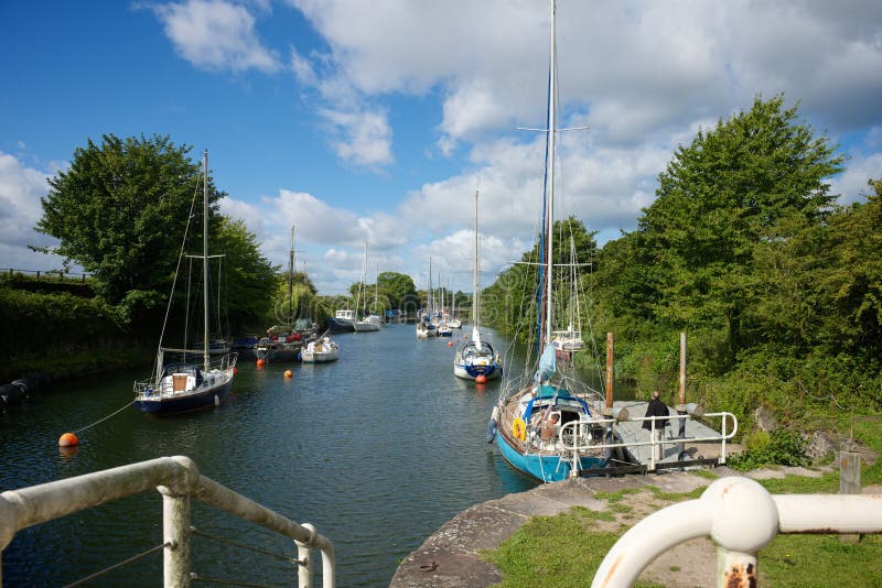 Lydney Harbour Gloucestershire Editorial Photo Image of boats