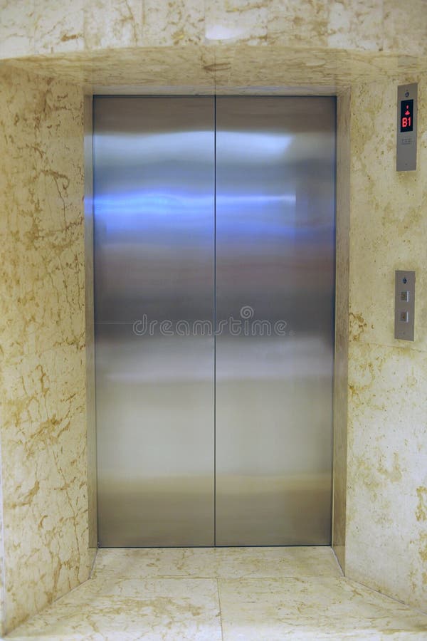 Entrance of a Modern Lift. Entrance of a Modern Lift