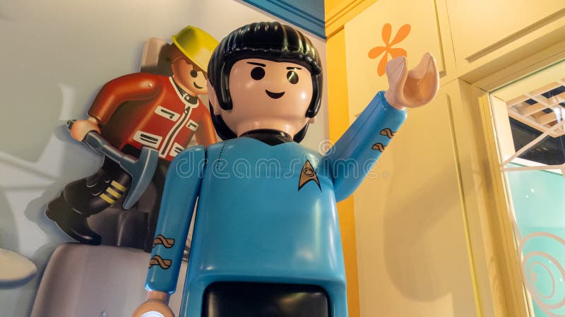 Playmobil jouets personnages, jouer Mobil, jouer Mobile pour Spectrum Mag  Photo Stock - Alamy