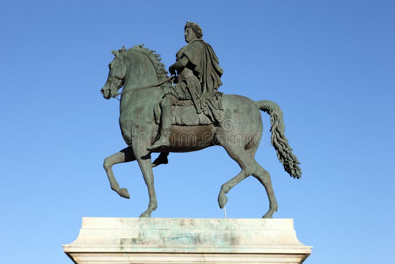 Lyon horse stock image. Image of france, sculpture, square 18239239