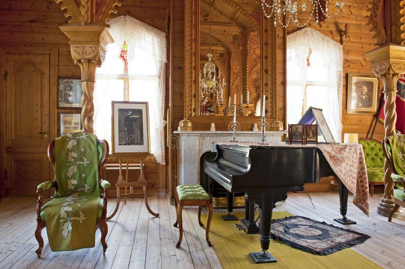 Villa of Norwegian violin virtuoso Ole Bull on Lysoen Island, Bergen