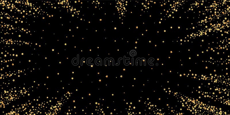 Lyxiga mousserande konfettier för guld- stjärnor Spridd sm