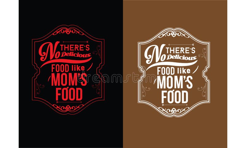 Là nessun alimento delizioso del ` s gradisce l'alimento del ` s della mamma royalty illustrazione gratis Là nessun alimento delizioso del ` s gradisce l'alimento del ` s della mamma royalty illustrazione gratis