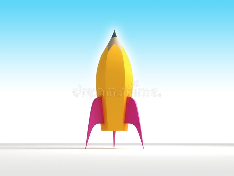 rocket. pencil. launch. creative pencil. rocket. pencil. launch. creative pencil.