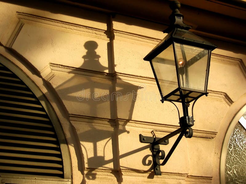 Lâmpada de rua foto de stock