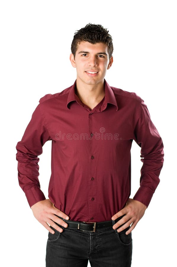 Lächelnder junger Mann stockbild Lächelnder junger Mann stockbild