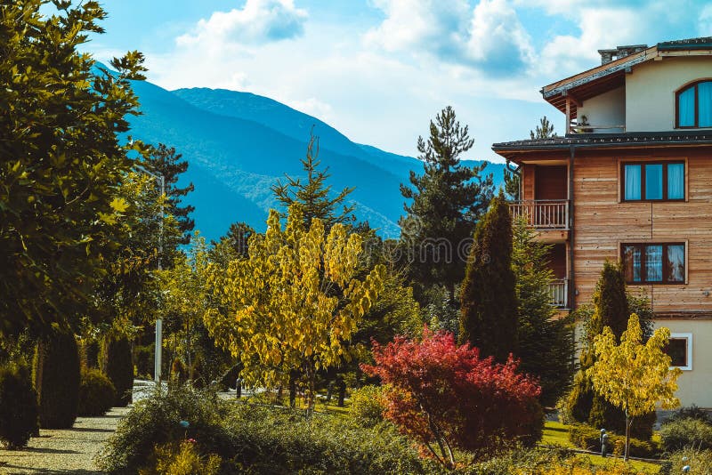 Lägenheter i Balkans berg, Europa, Bulgarien Lyxhus