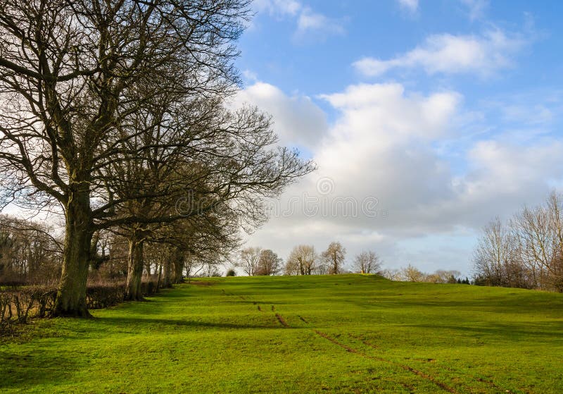 Ländliche Landschaft im Winter in England stockfotos Ländliche Landschaft im Winter in England stockfotos