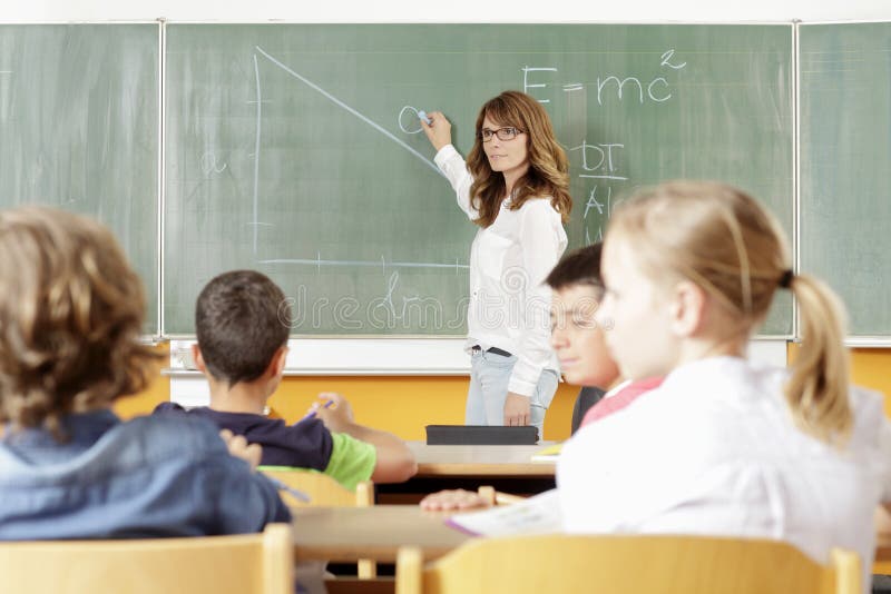 Lärare och student i kurs arkivbild Lärare och student i kurs arkivbild
