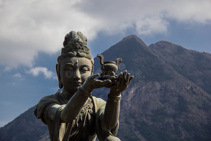 lärjunge av den stora Buddha royaltyfria foton lärjunge av den stora Buddha royaltyfria foton