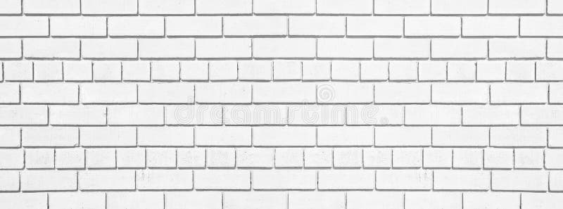Lång vit tegelstruktur Bakgrund för limtvättade murverk Baksida till den ljusmålade blockväggen arkivfoto