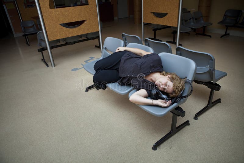 Lång väntan arkivfoton