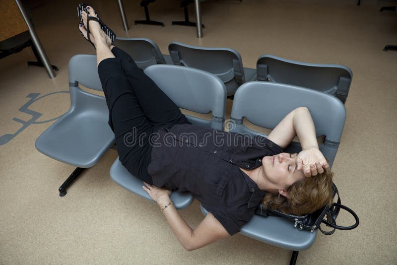 Lång väntan fotografering för bildbyråer