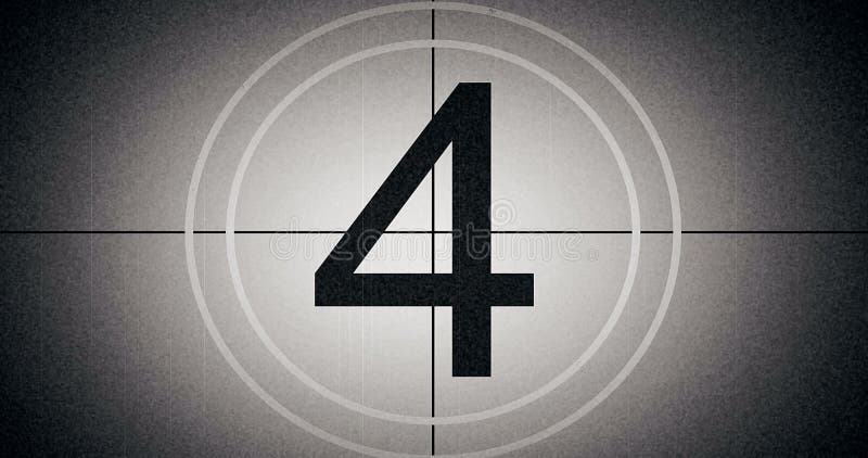 líder universal de la película 4K, contando abajo a partir del 9, con el espacio para el texto en el final almacen de metraje de vídeo líder universal de la película 4K, contando abajo a partir del 9, con el espacio para el texto en el final almacen de metraje de vídeo