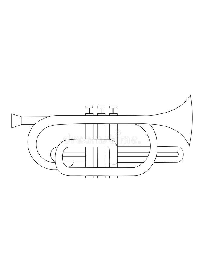 Línea blanco y negro dibujo del arte del ejemplo del cucurucho ilustración del vector Línea blanco y negro dibujo del arte del ejemplo del cucurucho ilustración del vector