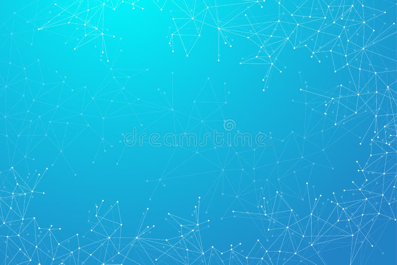 Línea conectada extracto geométrico con los puntos Visualización grande de los datos Molécula y fondo de la comunicación libre illustration Línea conectada extracto geométrico con los puntos Visualización grande de los datos Molécula y fondo de la comunicación libre illustration