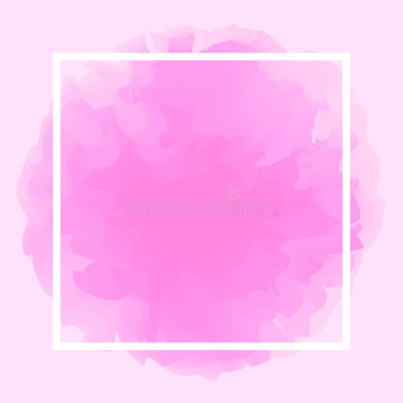 Línea cuadrada blanco en fondo suave rosado abstracto, marco vacío en el espacio rosado púrpura de la plantilla y de la copia del stock de ilustración Línea cuadrada blanco en fondo suave rosado abstracto, marco vacío en el espacio rosado púrpura de la plantilla y de la copia del stock de ilustración