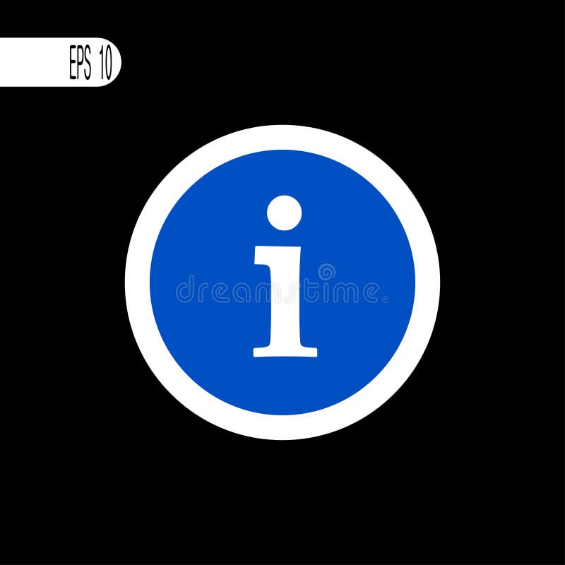Línea fina blanca de la muestra redonda Información, muestra de la información, icono - ejemplo del vector libre illustration Línea fina blanca de la muestra redonda Información, muestra de la información, icono - ejemplo del vector libre illustration