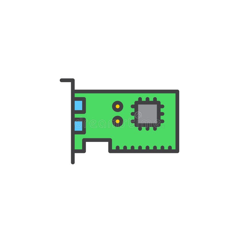 Línea icono, muestra llenada del vector del esquema, pictograma colorido linear de la tarjeta de extensión aislado en blanco stock de ilustración Línea icono, muestra llenada del vector del esquema, pictograma colorido linear de la tarjeta de extensión aislado en blanco stock de ilustración