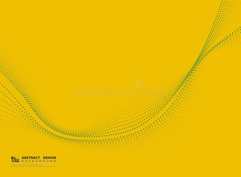 Línea verde amarilla del estilo del extracto ondulada con el espacio libre de las ilustraciones del diseño de la cubierta del tex stock de ilustración Línea verde amarilla del estilo del extracto ondulada con el espacio libre de las ilustraciones del diseño de la cubierta del tex stock de ilustración