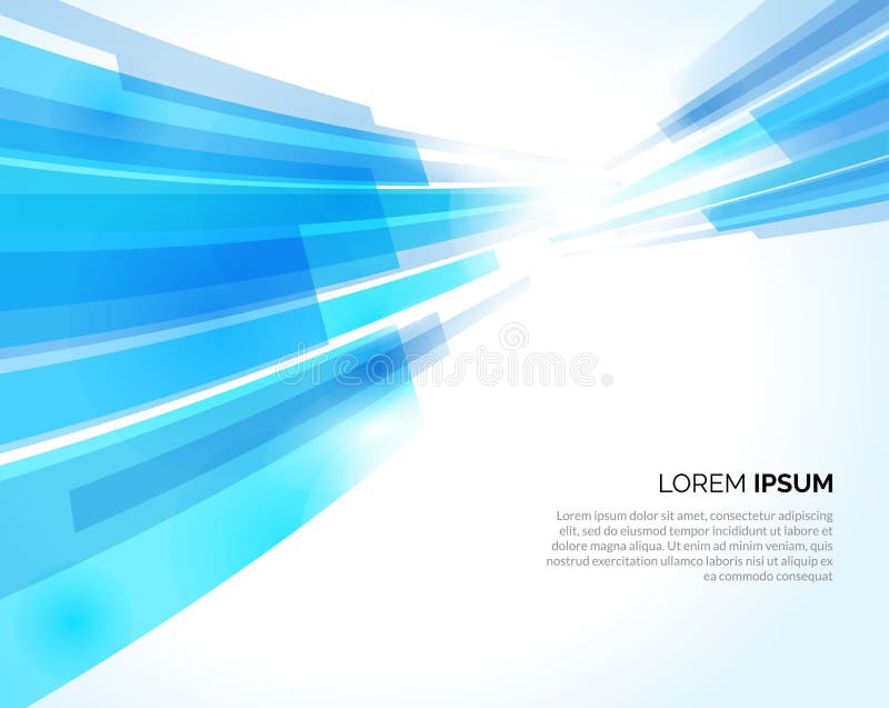 Líneas azules abstractas fondo ligero del negocio Ilustración del vector stock de ilustración Líneas azules abstractas fondo ligero del negocio Ilustración del vector stock de ilustración