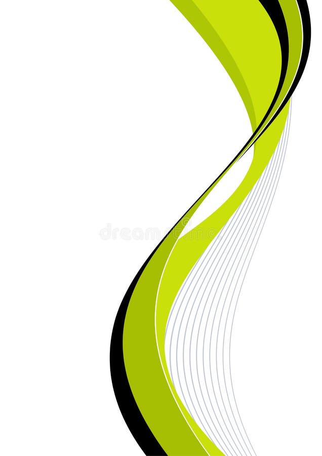 Líneas curvadas verde Líneas curvadas verde