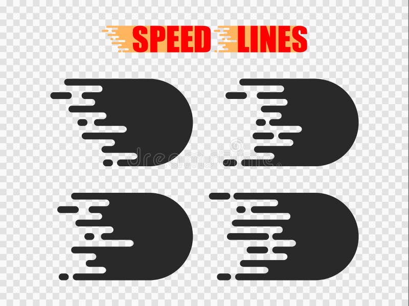 Líneas de la velocidad aisladas Efecto del movimiento Líneas negras en el fondo blanco libre illustration Líneas de la velocidad aisladas Efecto del movimiento Líneas negras en el fondo blanco libre illustration