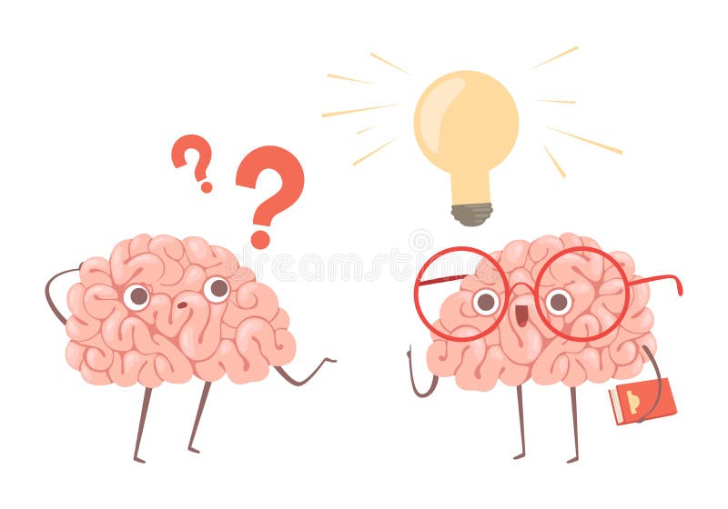 Lösen- von Problemenvektorkonzept Karikaturgehirne, die an Illustration des Problems und neue der Idee der Entdeckungen denken lizenzfreie abbildung Lösen- von Problemenvektorkonzept Karikaturgehirne, die an Illustration des Problems und neue der Idee der Entdeckungen denken lizenzfreie abbildung