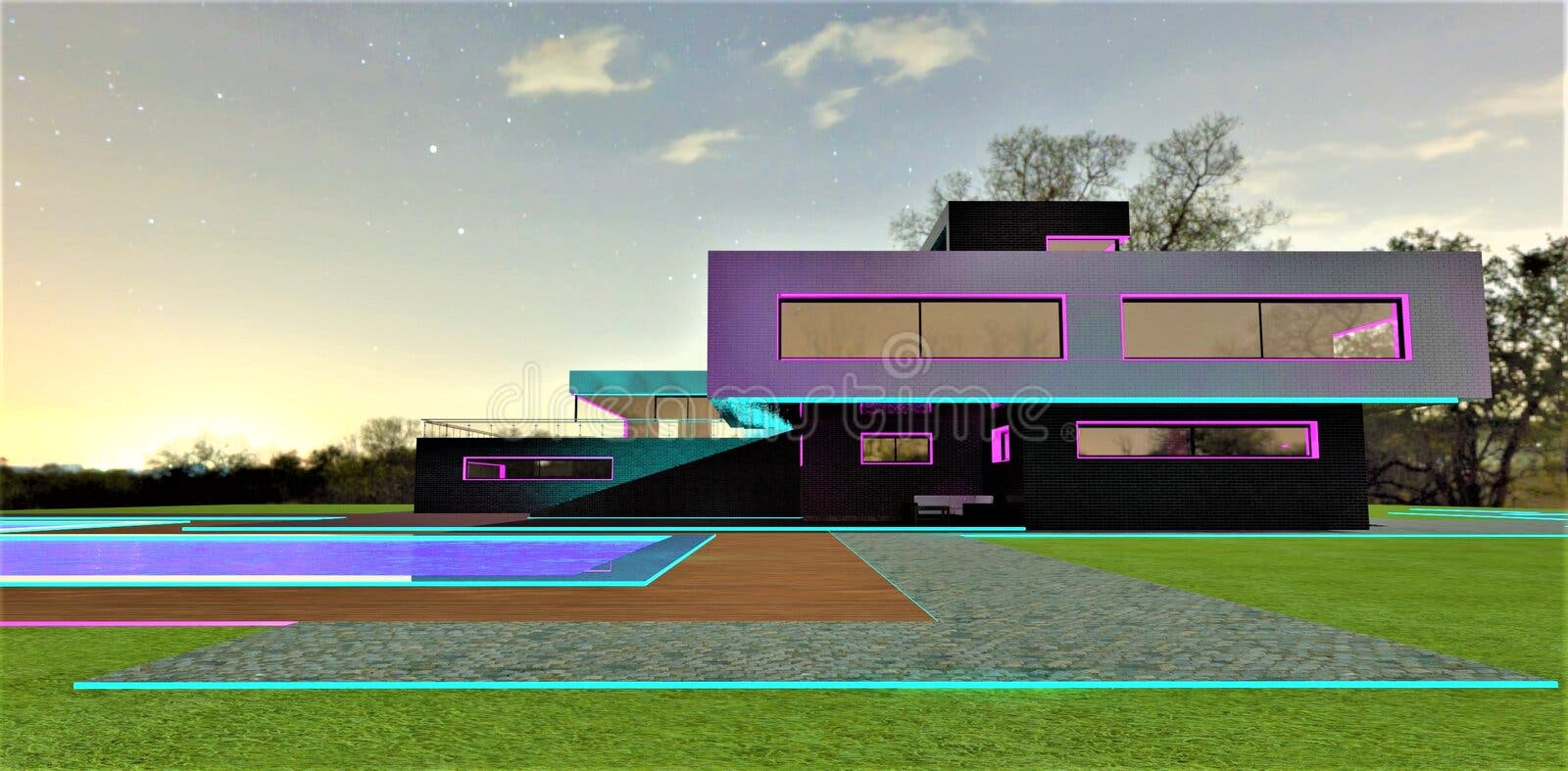 Casa Moderna de Luxo, The Sims 4