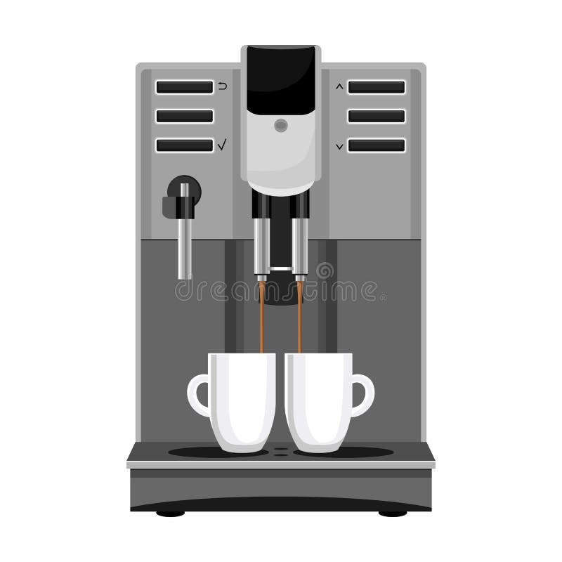 La maquina de cafe dibujo Imágenes recortadas de stock - Alamy