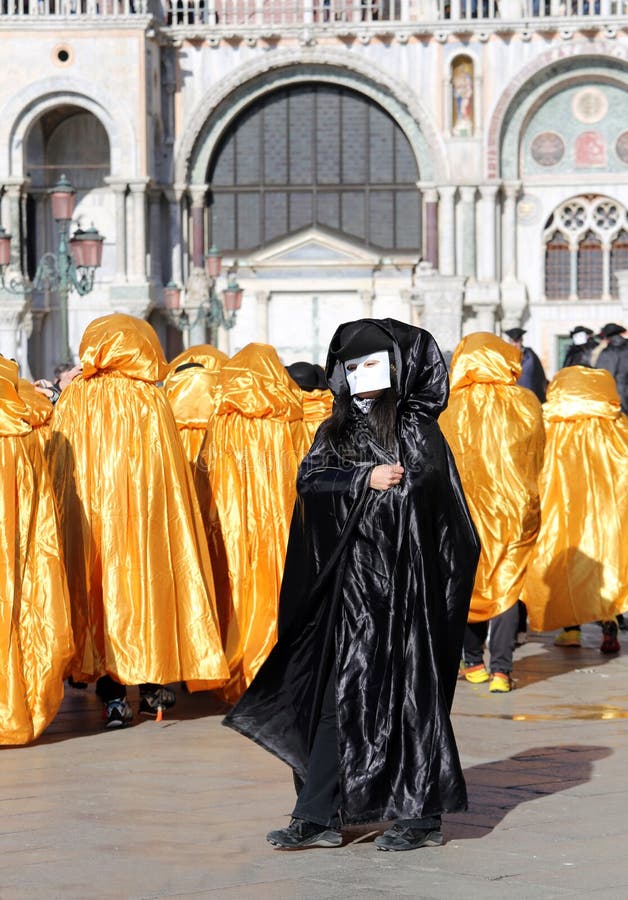 Máscara Carnaval de Venecia negra