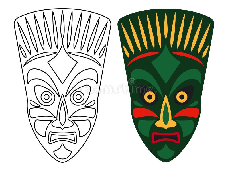Máscaras Africanas Tribales Ilustración del Vector - Ilustración de ceremonial, silueta: 122130243 Máscaras Africanas Tribales Ilustración del Vector - Ilustración de ceremonial, silueta: 122130243