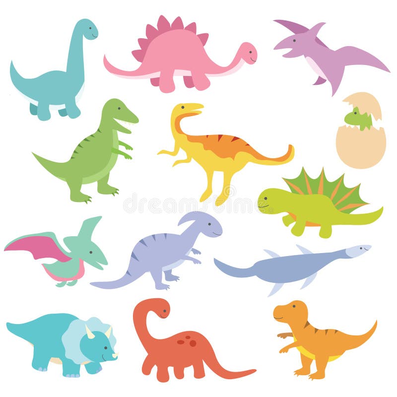 Dinossauro Bonito Com Um Quadro De Mancha No Estilo Simples Desenhado À Mão  Dos Desenhos Animados. Royalty Free SVG, Cliparts, Vetores, e Ilustrações  Stock. Image 172658938