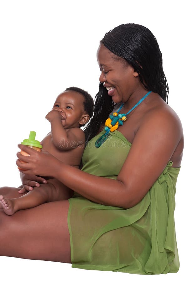Mere Africaine D Enfant Photo Stock Image Du Anticipation