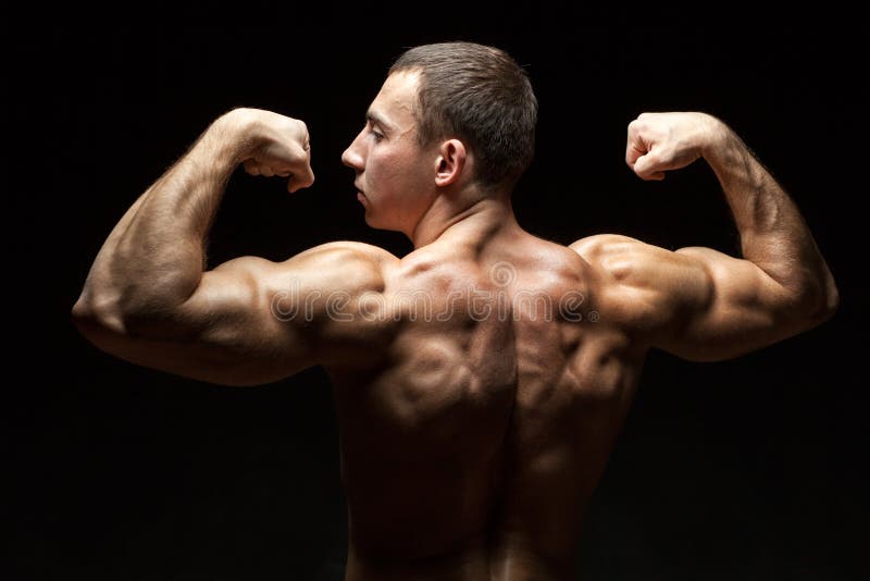 Músculos Traseros Hermosos Ideales En Hombres Imagen de archivo - Imagen de  vigoroso, atlético: 45675529