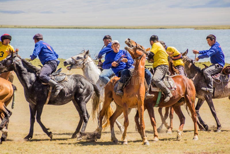 Jogo Do Cavalo Em Quirguizistão Fotografia Editorial - Imagem de  departamento, nuvem: 59178062