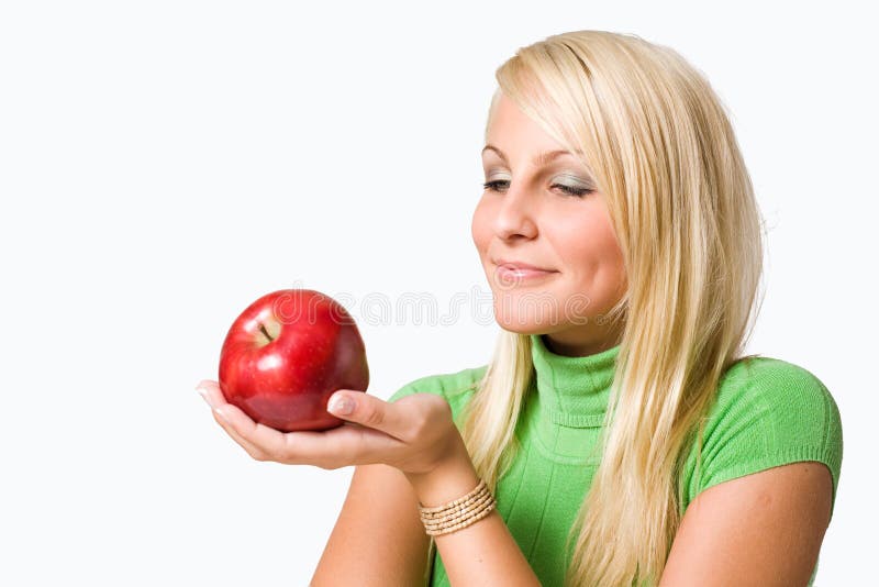 M. admiratif Apple. images libres de droits M. admiratif Apple. images libres de droits