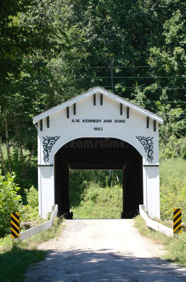 Covered Bridge Bloomfield Indiana Stock Photos - Free & Royalty-Free