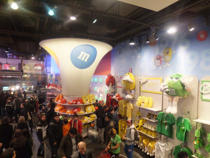 M&M Store Times Square New York City Editorial Photo Image of banner