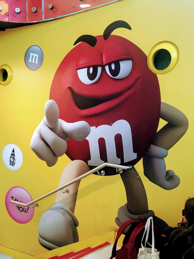 M&amp;M`s World, London. editorial stock image. Image of chain - 142635029