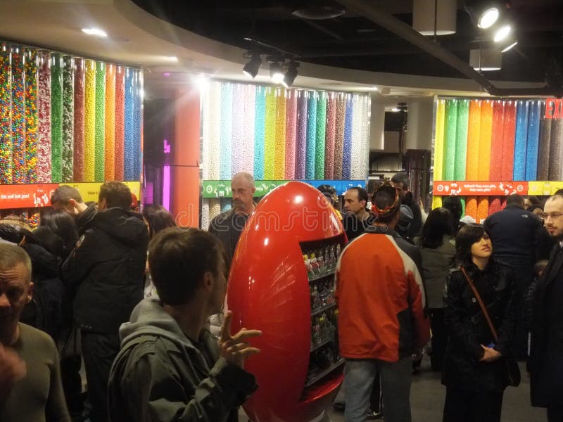 M&MS värld i New York fotografering för bildbyråer M&MS värld i New York fotografering för bildbyråer