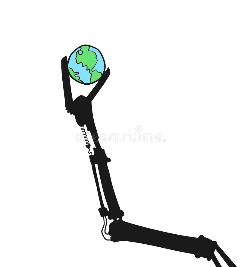 M?quina que trava a tra??o da terra ilustração stock M?quina que trava a tra??o da terra ilustração stock