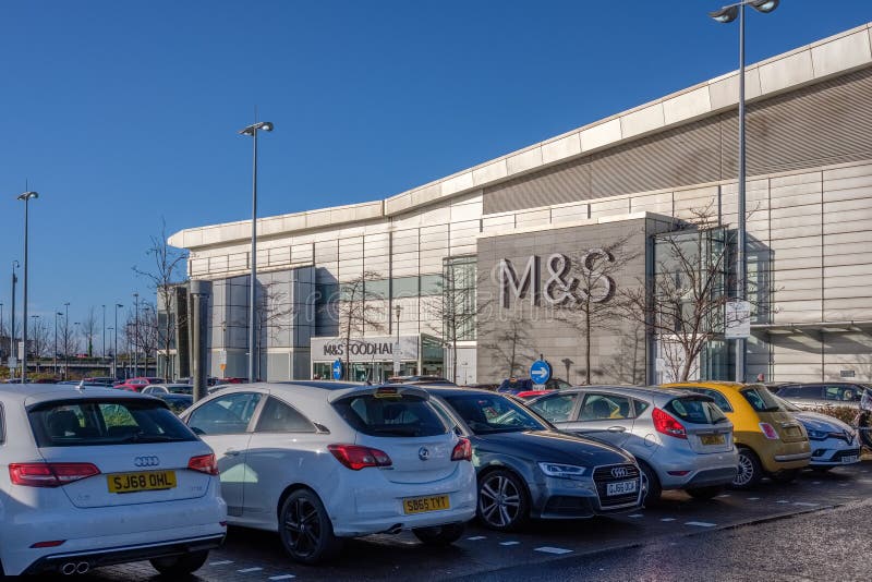 M&S Foodhall at Intu Braehead Retail Park Glasgow Scotland. Editorial ...