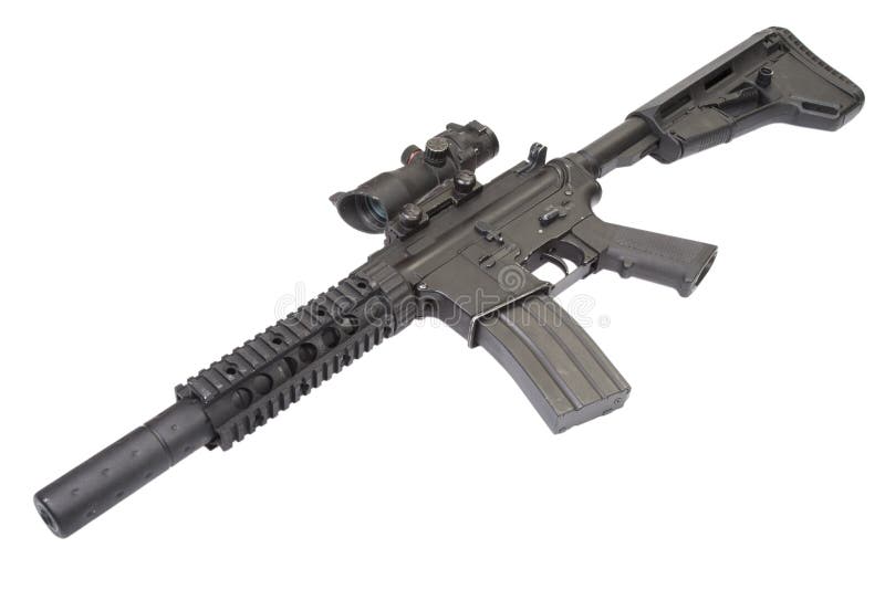M4 special forces rifle stock photo. Image of machine 41877976