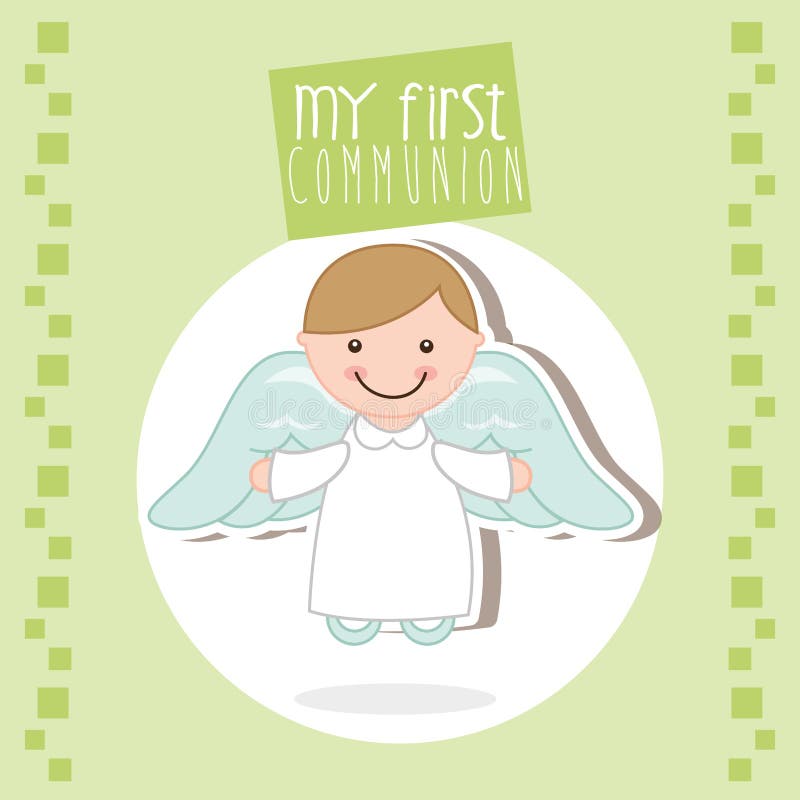 Ma première communion illustration libre de droits Ma première communion illustration libre de droits